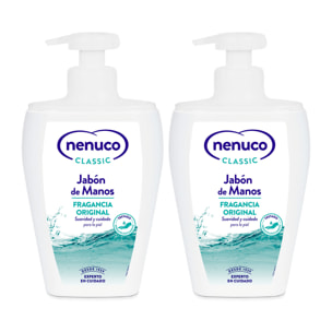 Nenuco Classic Jabón de Manos - Fragancia Original Nenuco, Pack 2x 240ml