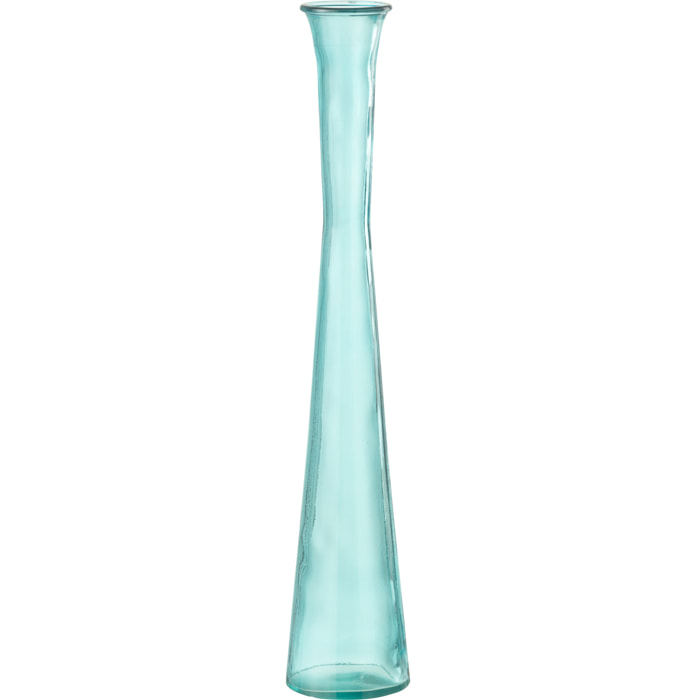 J-Line Vase Tube Glass Aqua