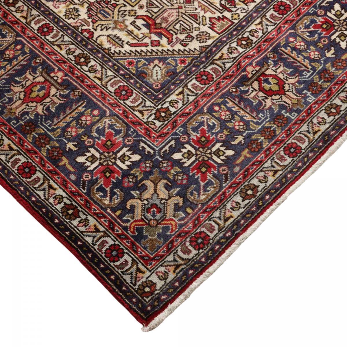 Tapis d'orient oriental, noué main, laine et soie, ARAJU