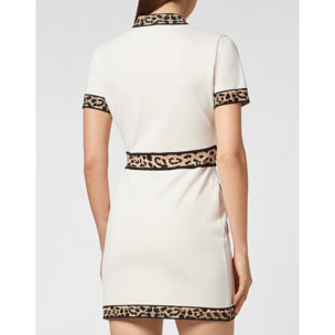 PHILIPP PLEIN Vestido de punto LEOPARD