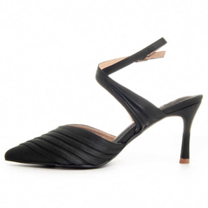 Zapatos De Tacón - Negro - Altura: 8 cm