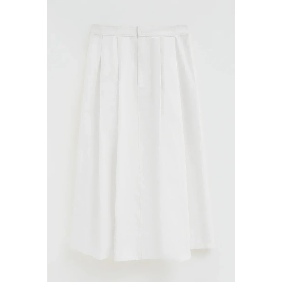 Falda blanca con pliegues Polo Club