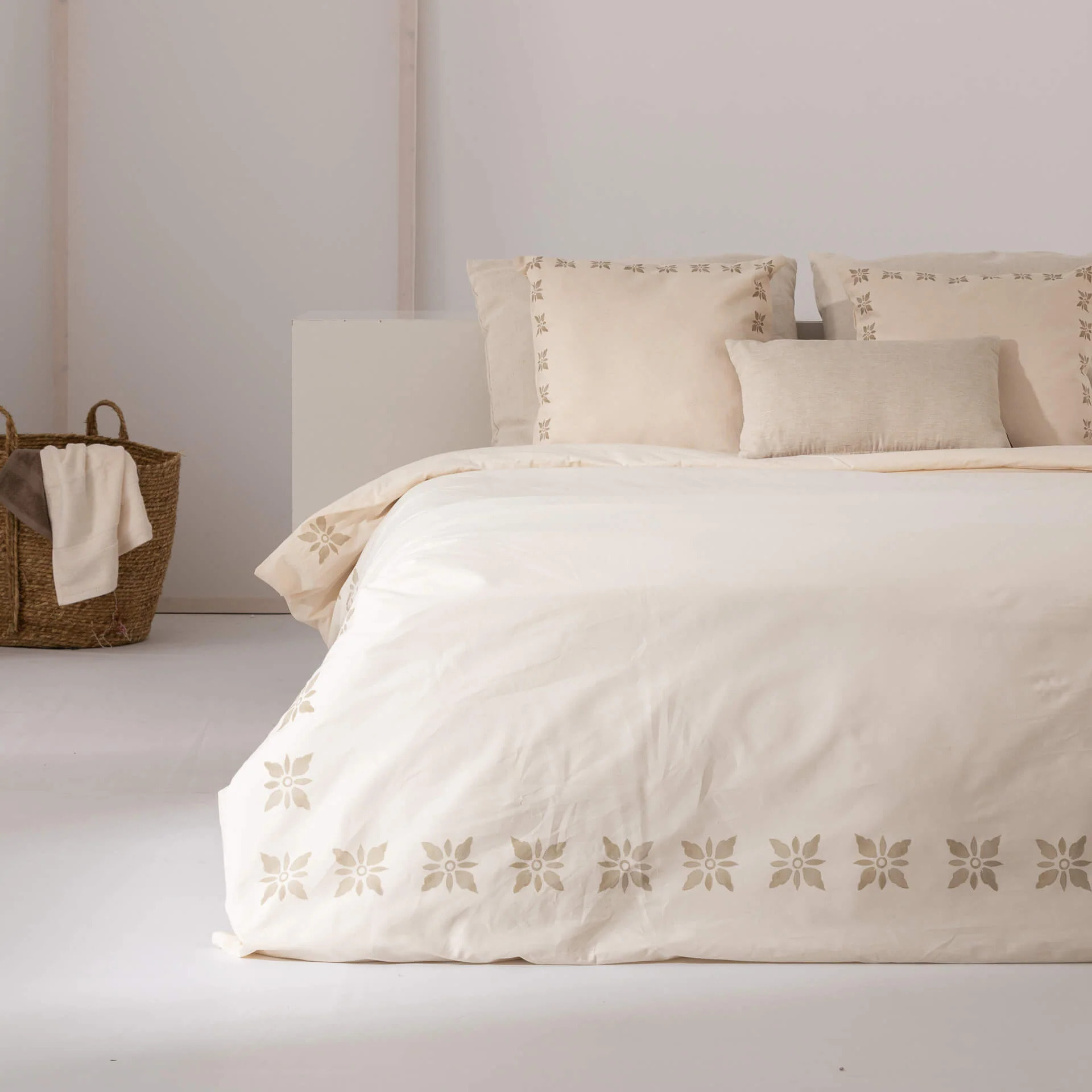 Housse de couette en 100% coton 157 fils Ferreira