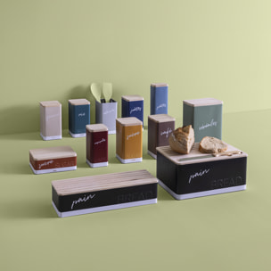 Boîte à pain avec couteau "Color Edition"