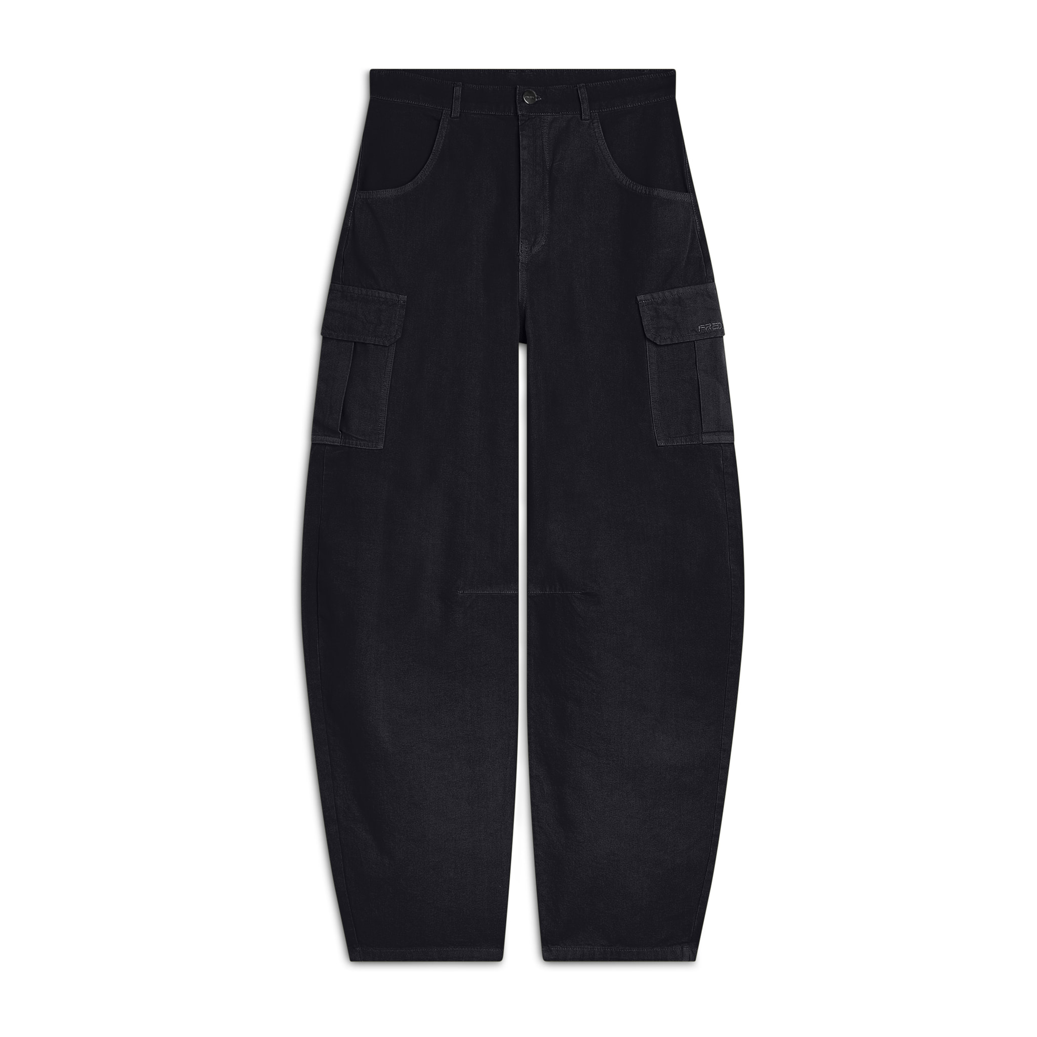 Pantaloni Cargo carrot fit in canvas