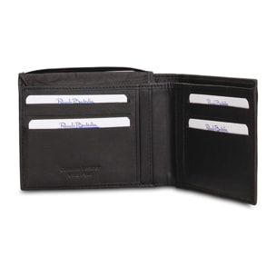 Portafoglio uomo in vera pelle - Modello Eldoro Chic - Casual - 13.0 x 10.0 x 2.0 cm