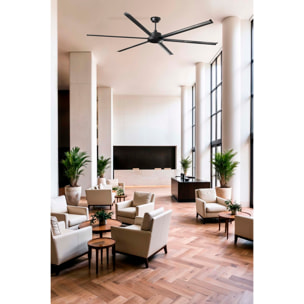 ROTTERDAM 25 XXL Ventilatore a soffitto de soffitto nero