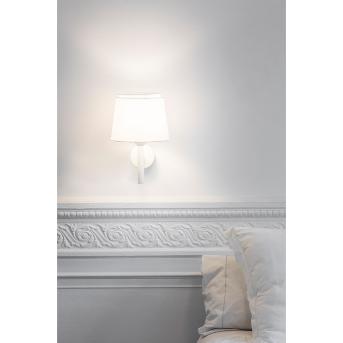 SAVOY Lampe applique blanc/blanc