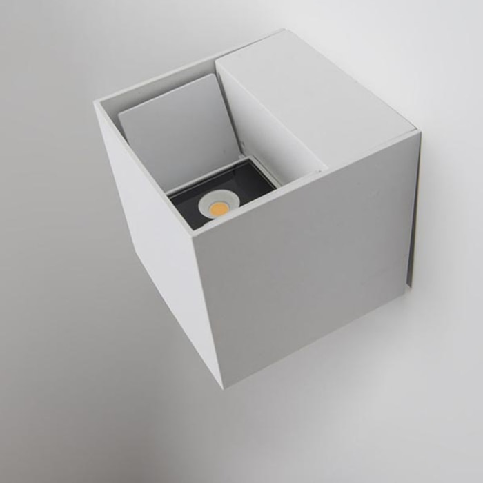 Forlight REX Aplique Exterior LED con Haz de Luz Modulable IP54 5,2W 3000K 244Lm Blanco