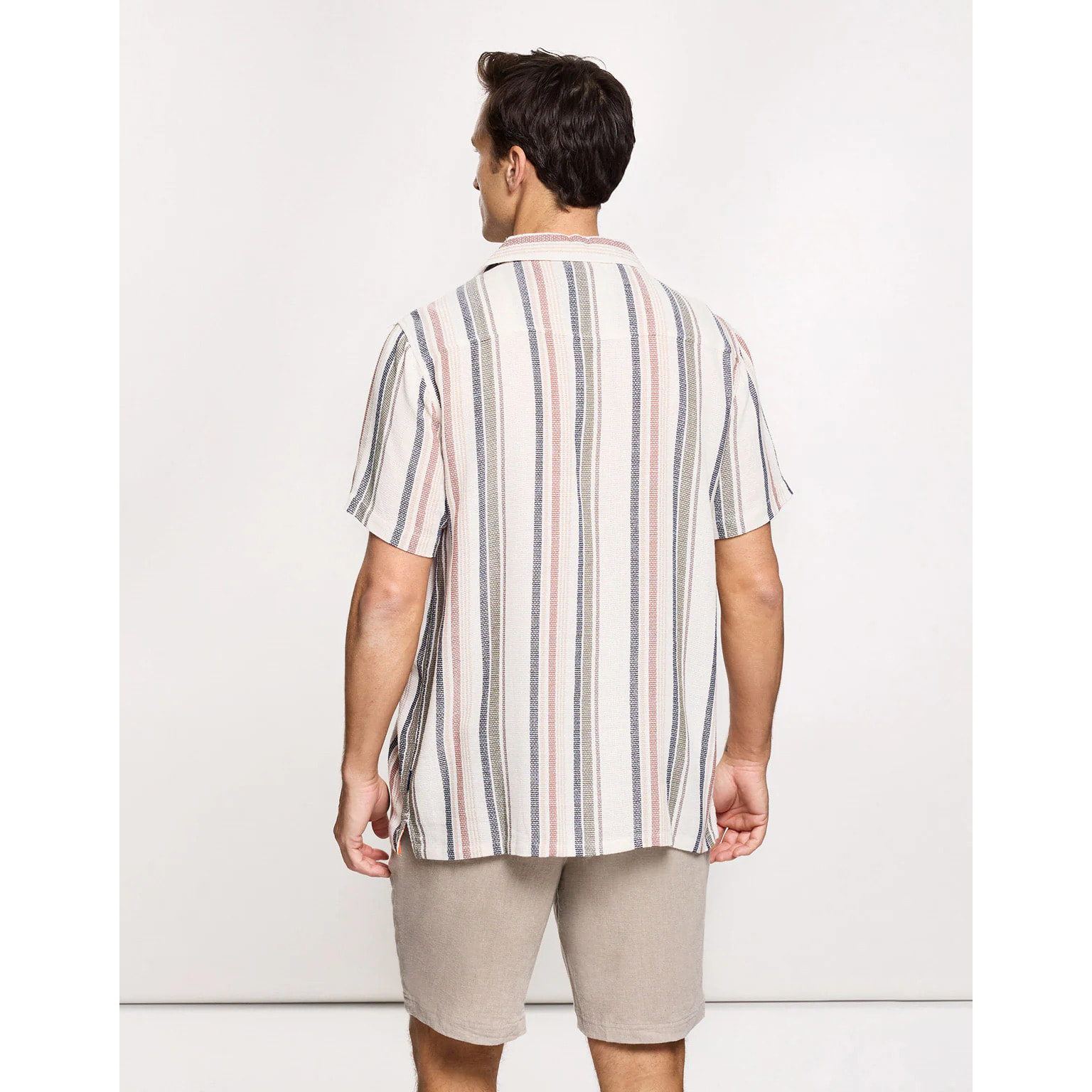 Camisa Manga Corta Beige - Luzum