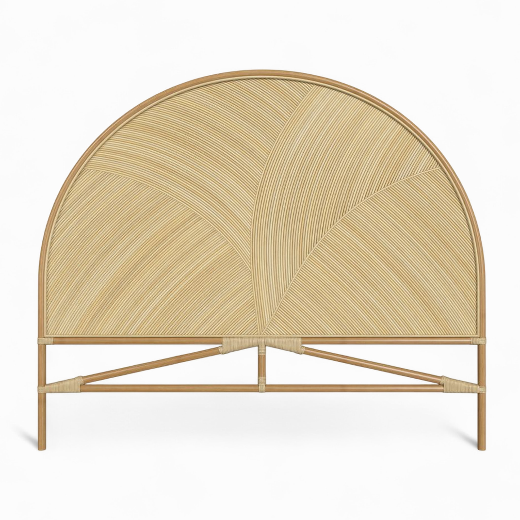 Tête de lit en rotin naturel 160 cm - Beigia