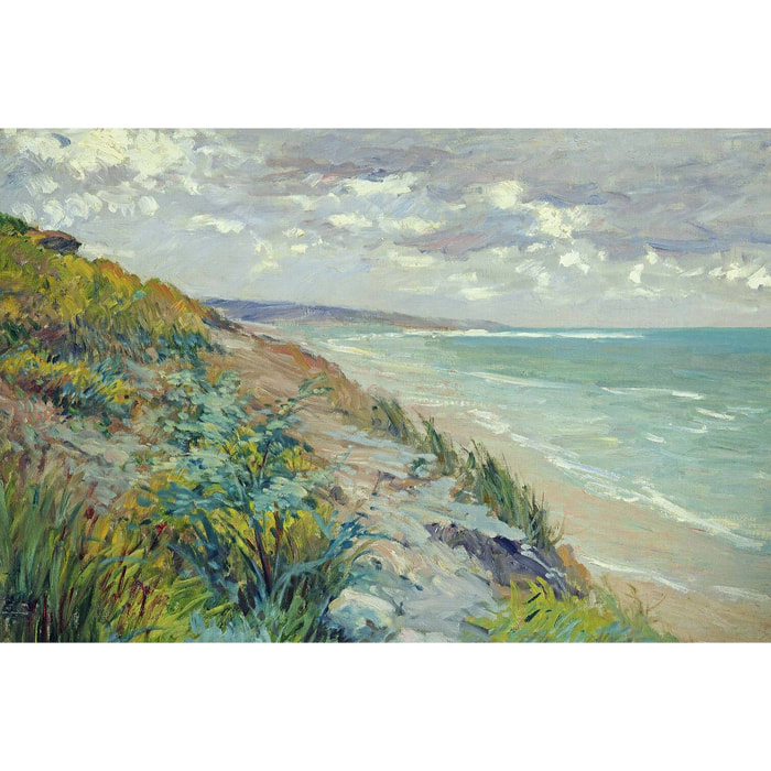 Tableau les falaises de trouville par gustave caillebotte  Toile imprimée