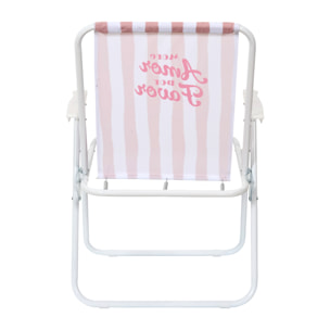 Chaise Pliante Dolce Vita Rose - Lot De 10