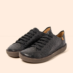 Zapatos N6064 OSTRICH BLACK/ TAMI color Black