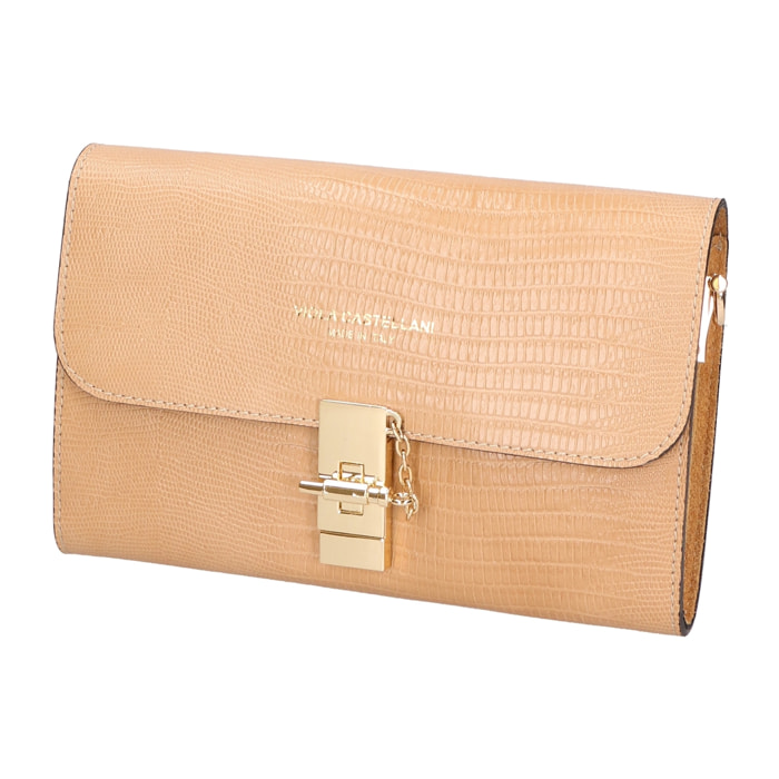 Borsa a tracolla  da donna In Vera pelle Made in Italy 23x13x5 cm