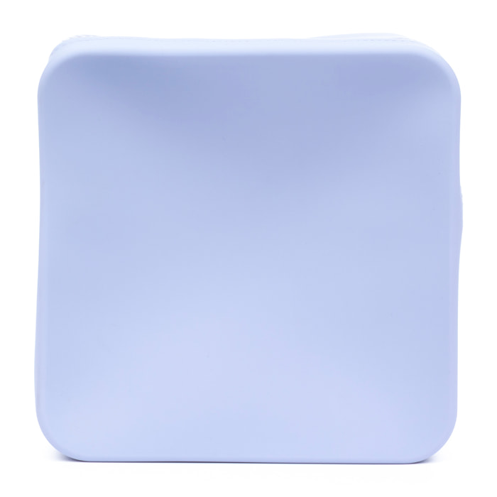 Cuerpo bolso bandolera cuadrado de silicona.