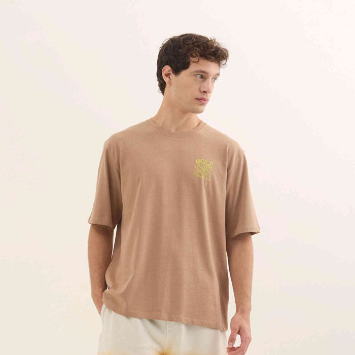 Camiseta Estilo Urbano Oversize Algodón Orgánico Toffee STREETWEAR T-SHIRT TOFFE