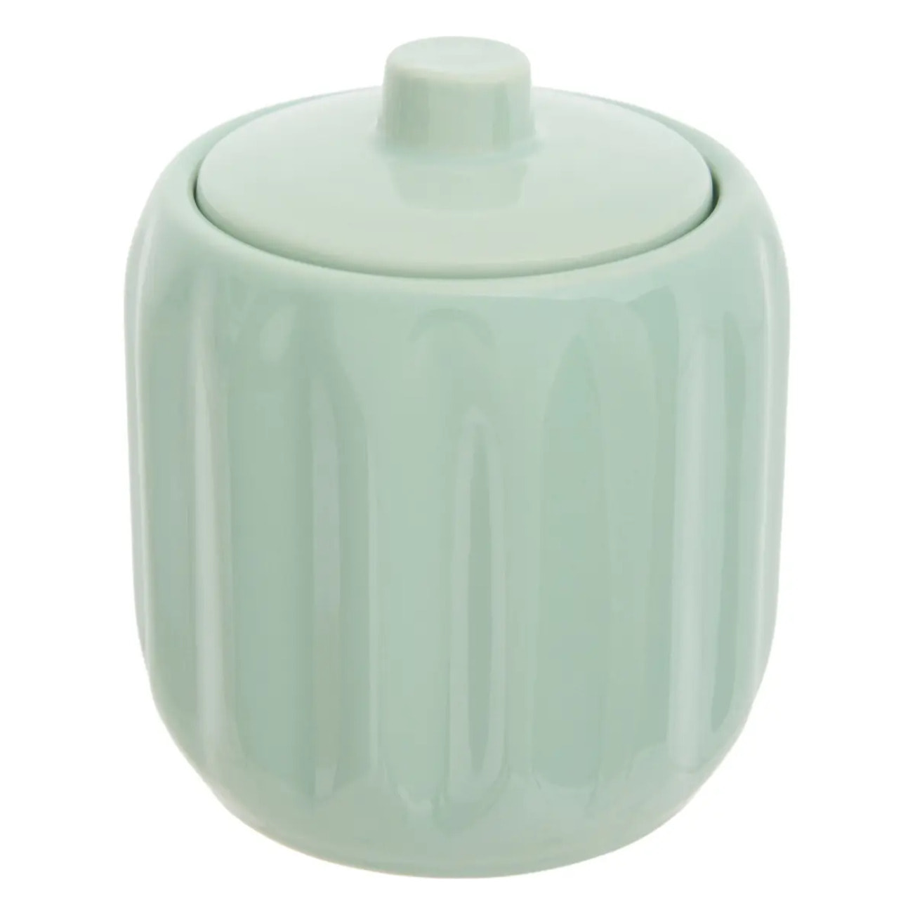 Pot à coton Colorama en céramique D.12,5cm vert céladon