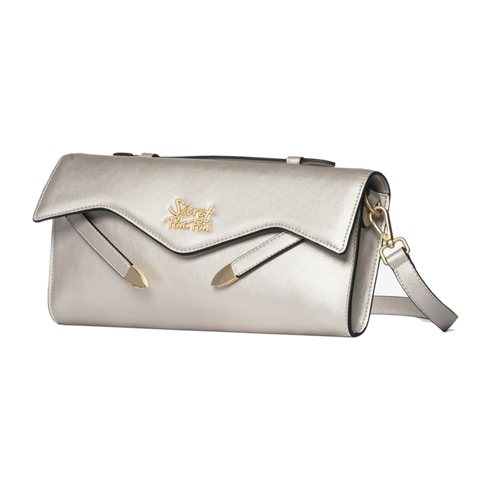 Borsa a mano da donna - Modello Eolara Lux - 100% poliuretano - 30.5 x 15.0 x 4.0 cm