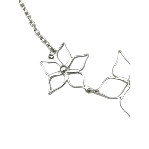 Collar Irregular Blom en plata 10µ 40cm cadena.