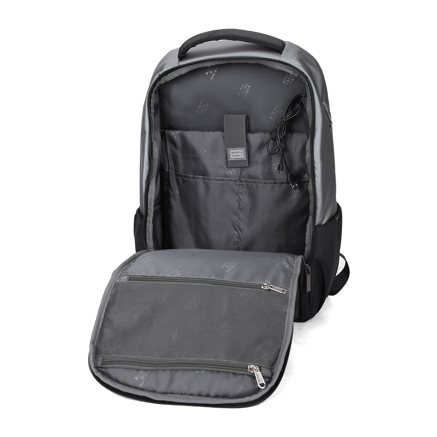 Zaino Unisex Zenitho Elite - Poliestere Vegan - 31.0 x 13.0 x 47.0 cm