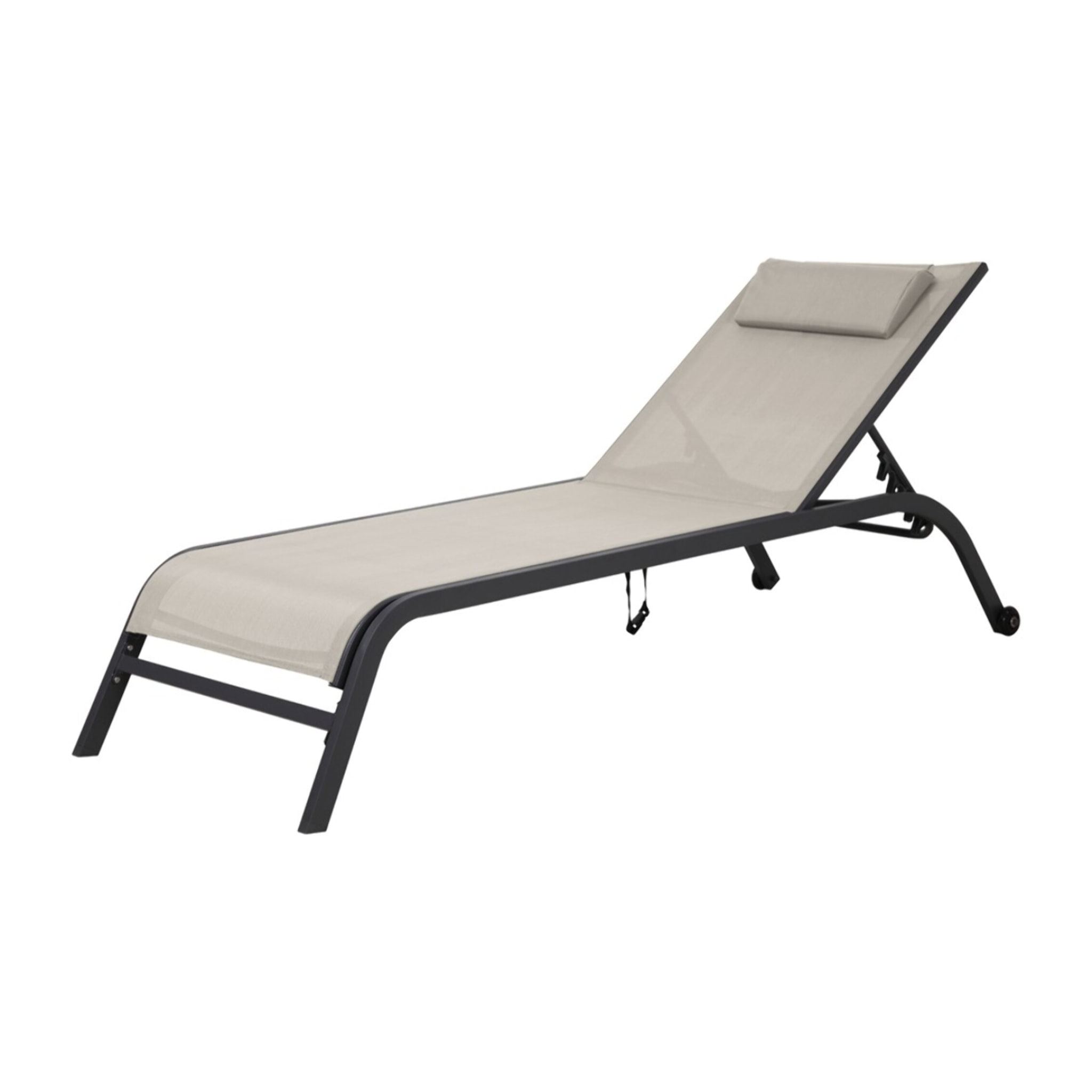 Transat de jardin en acier - lin - GOZO