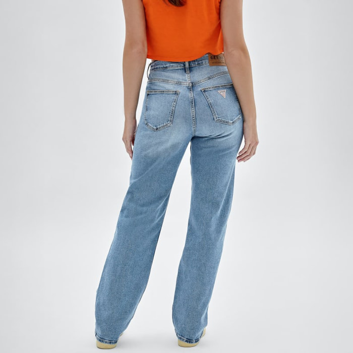 GUESS Originals - Jeans Ember - coupe droite - coton - bleu denim