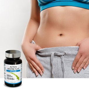 NUTRI EXPERT - Action Ventre Plat Effiness - Réduit Ballonnements et Lourdeurs - Bien-être Digestif - Complément Alimentaire aux Extraits Naturels de Plantes - Lot de 3 produits