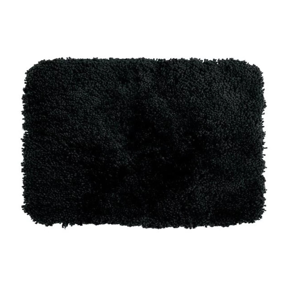 Tapis de bain Microfibre HIGHLAND 70x120cm Noir Spirella