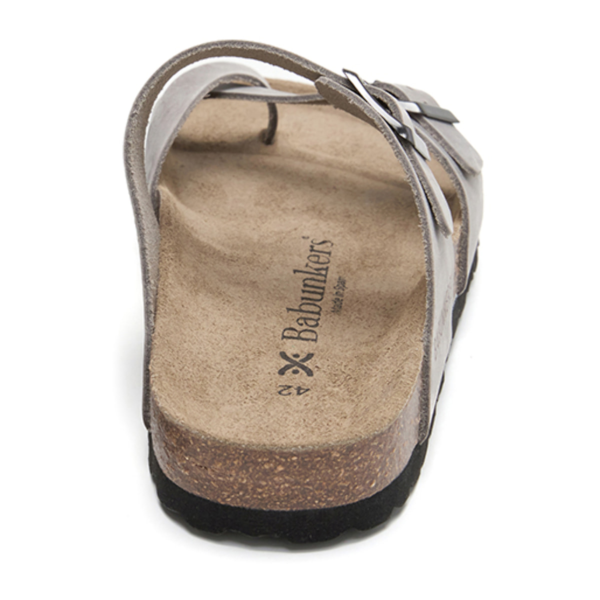 SANDALIA BABUNKERS GRIS