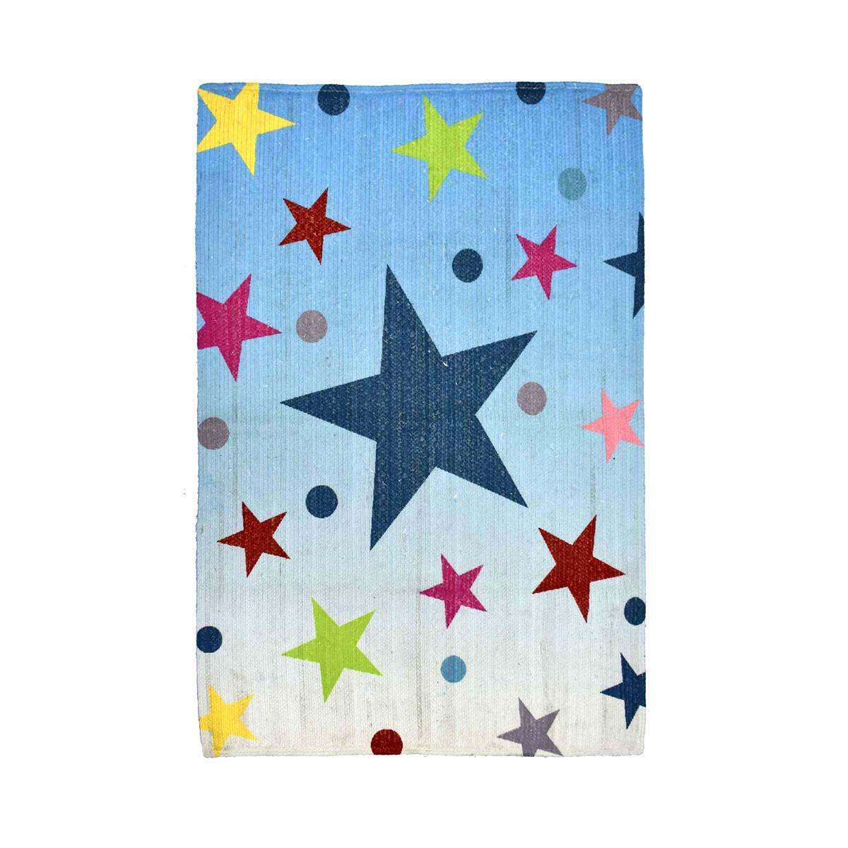 Tapis atisanal reversible pour enfant