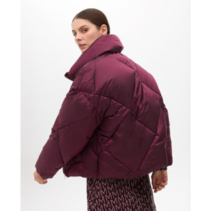 Anorak Metallico Trapuntato Midi