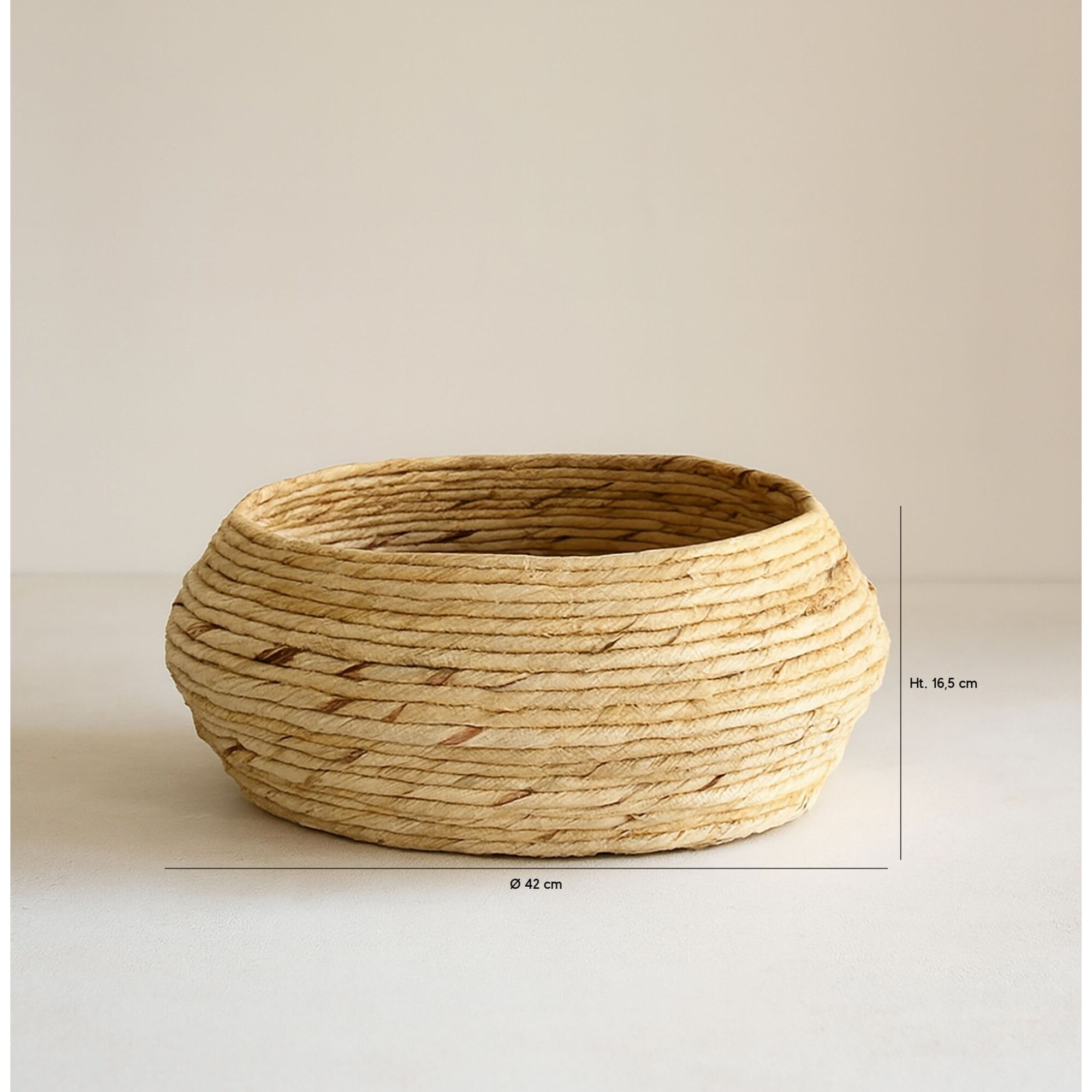 Panier en abaca 42cm DOUNIA