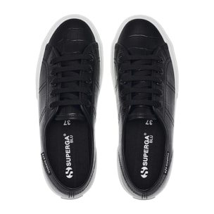 Superga - Donna Nero - 3750 Kaiman Synthetic Material Leggera