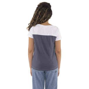 Camiseta de mujer Leone Fancy Stripes de punto