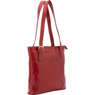 Borsa a spalla da donna - Modello False - 100% pelle - 33.0 x 35.0 x 8.0 cm