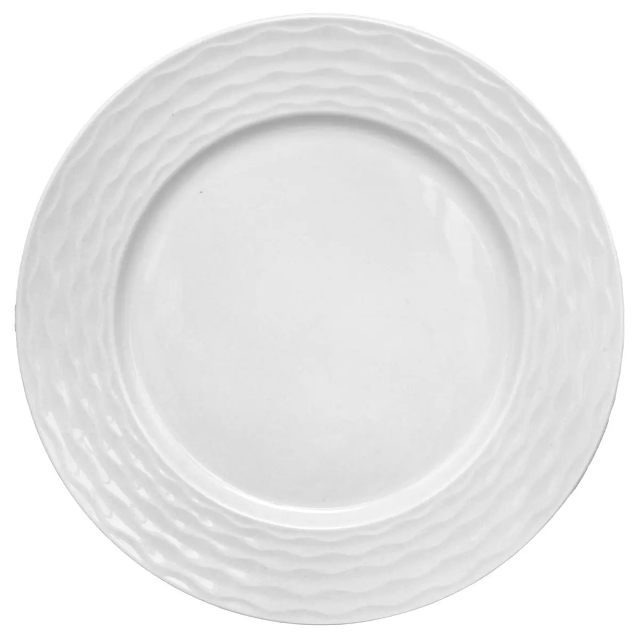 Service de table Paloma 12 pièce(s) blanc D27,2xH2,2cm