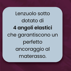 COMPLETO LETTO MAX COLOR MATRIMONIALE, 100% COTONE