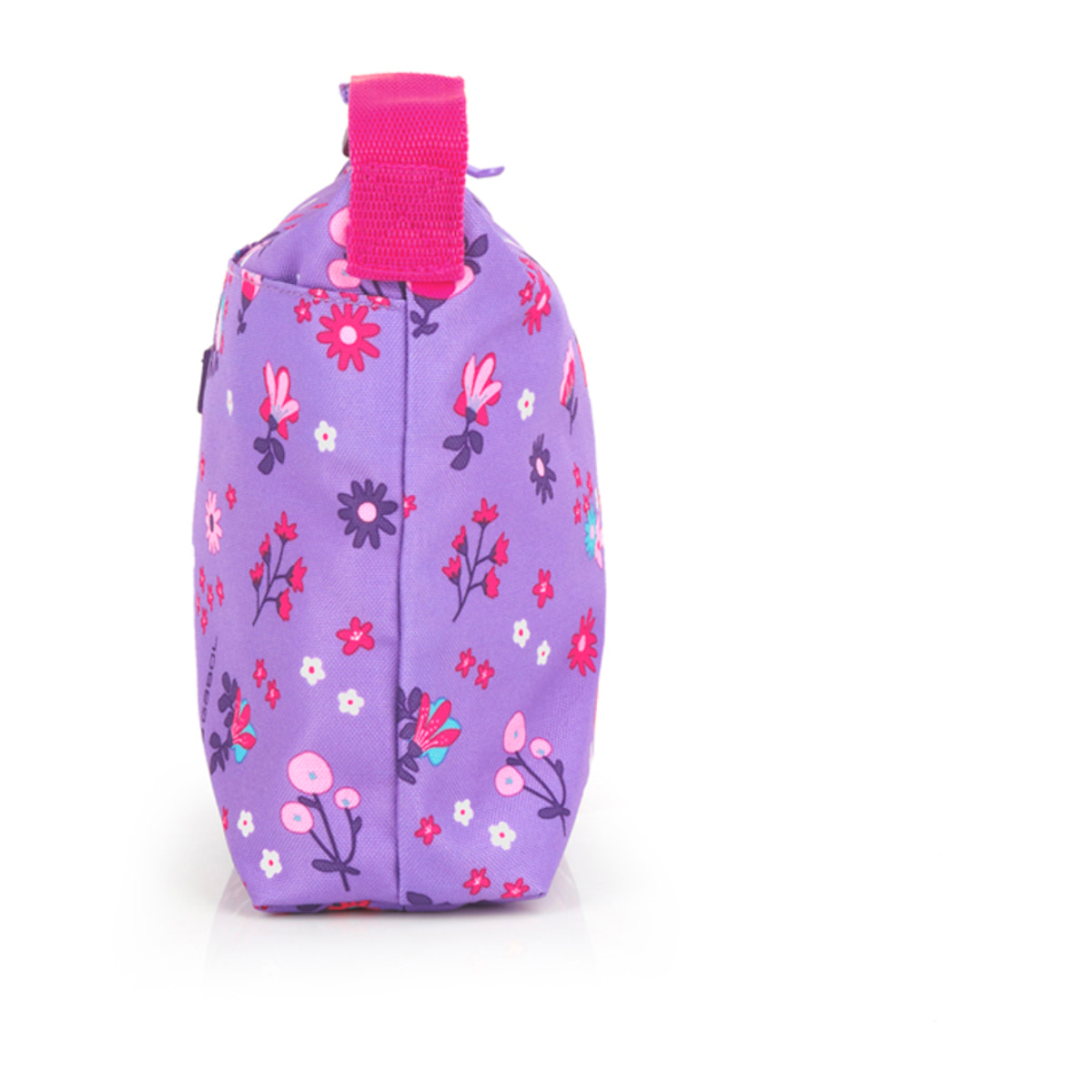 Bolso infantil Gabol VIOLET con flores y resistente al agua
