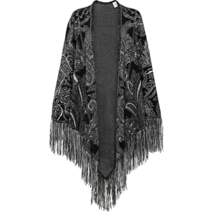 PHILIPP PLEIN Knit Cape PAISLEY