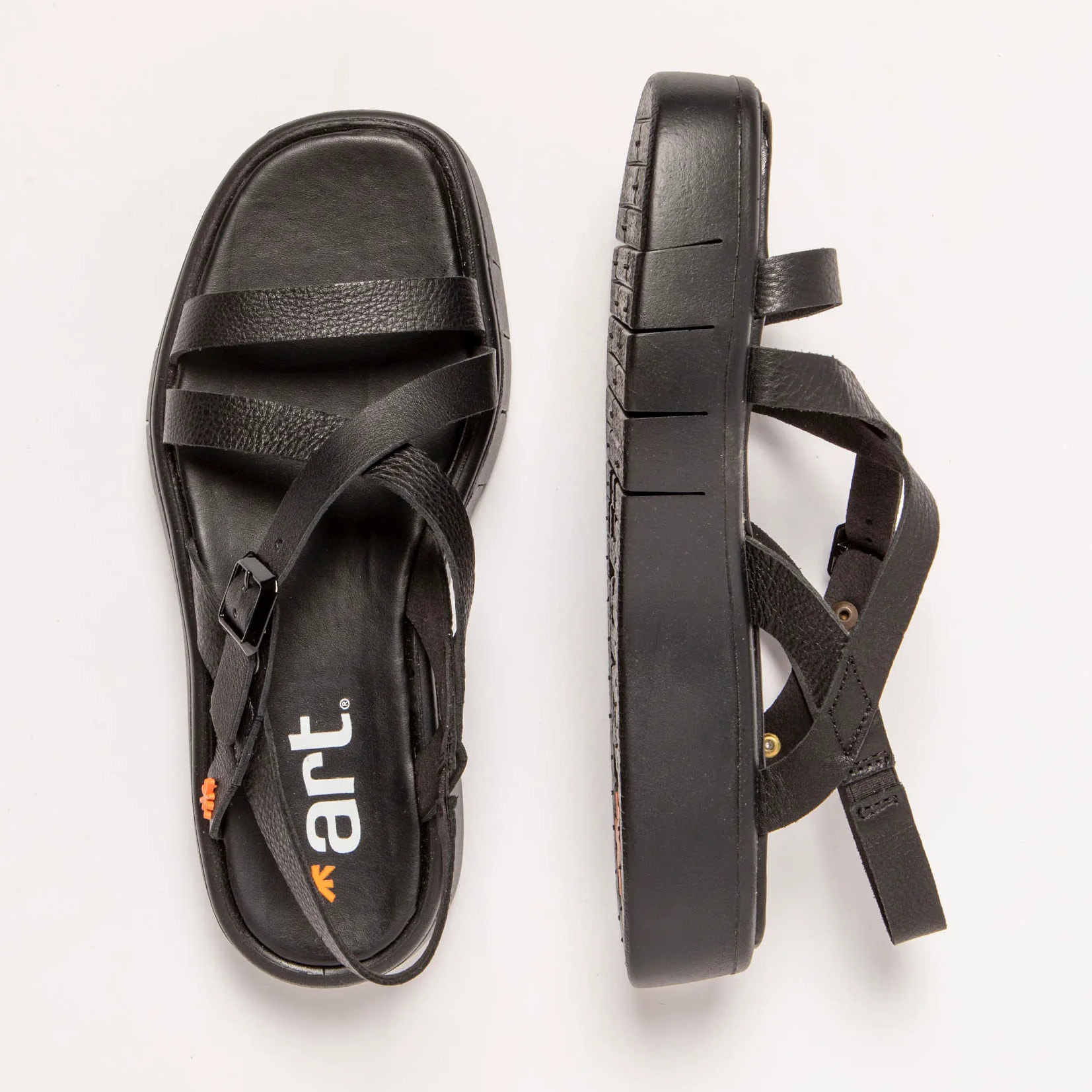 Sandalias 1853 NAPPA BLACK/ MALAGA color Black