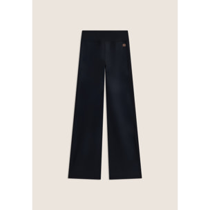 Leggings in tessuto quick dry vita alta con fondo a zampa
