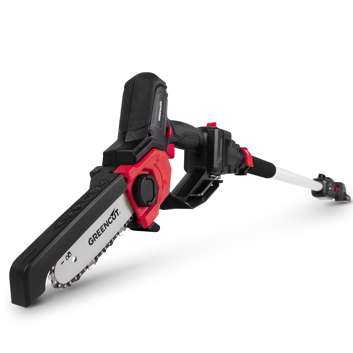 Podadora de altura telescópica batería litio 20V potente y manejable -GREENCUT PP200L
