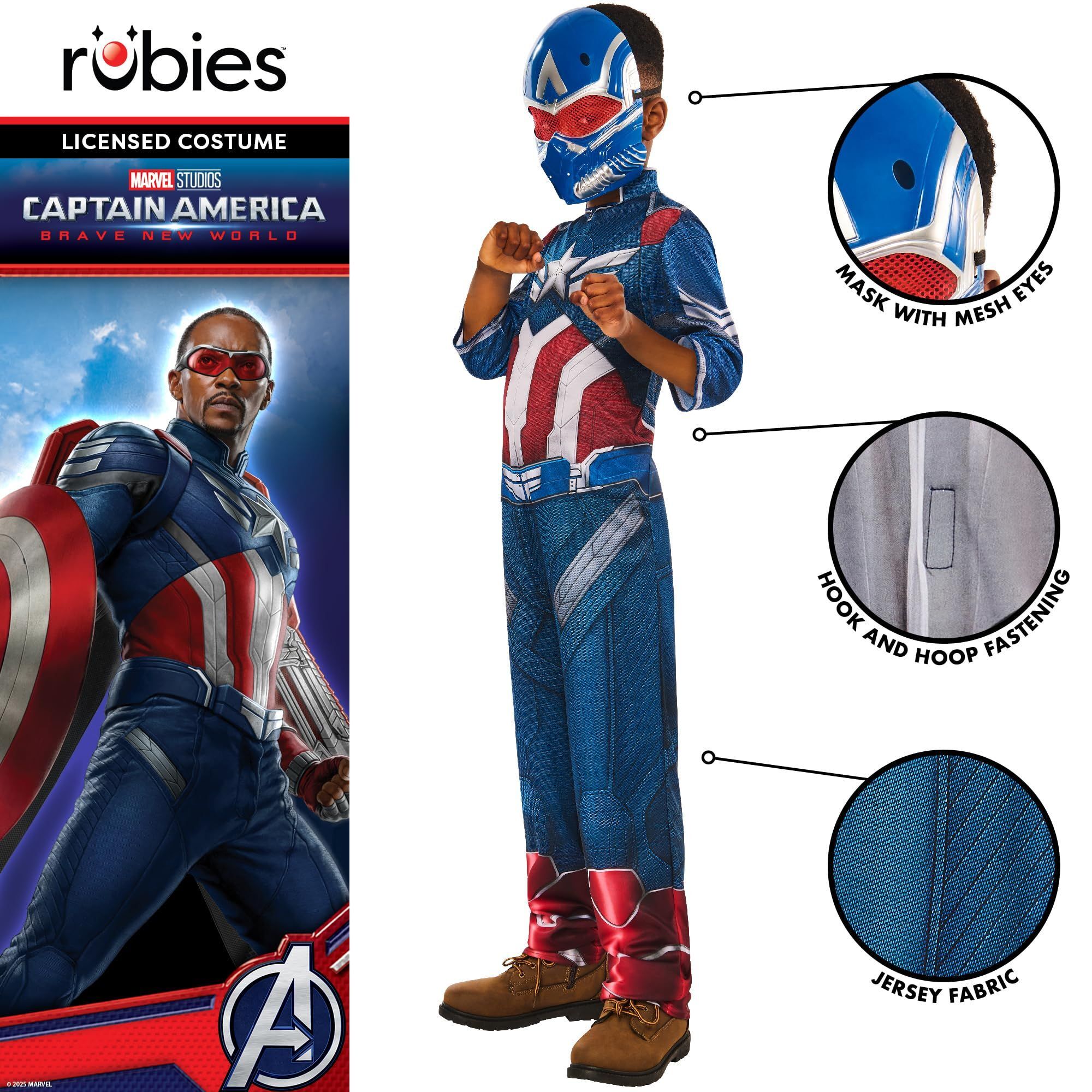 DISFRAZ CAPITAN AMERICA BNW CLASSIC INF