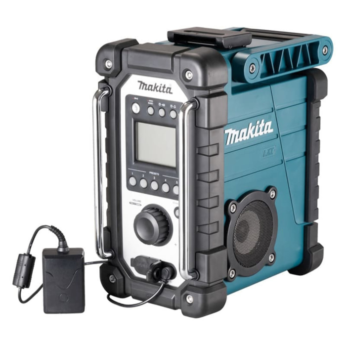 Radio de chantier 14,4V à 18V - MAKITA - Sans batterie, ni chargeur - adaptateur secteur - DMR116