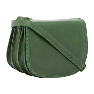 Borsa a tracolla  da donna In Vera pelle Made in Italy 24x17x11 cm