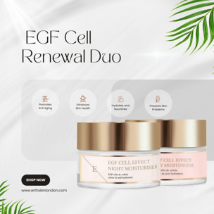 EGF Cell Effect Hidratante de Día 50ml+EGF Cell Effect Hidratante de Noche 50ml