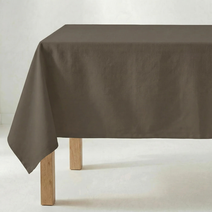Nappe antitache au toucher tissu imperméable CHOCO
