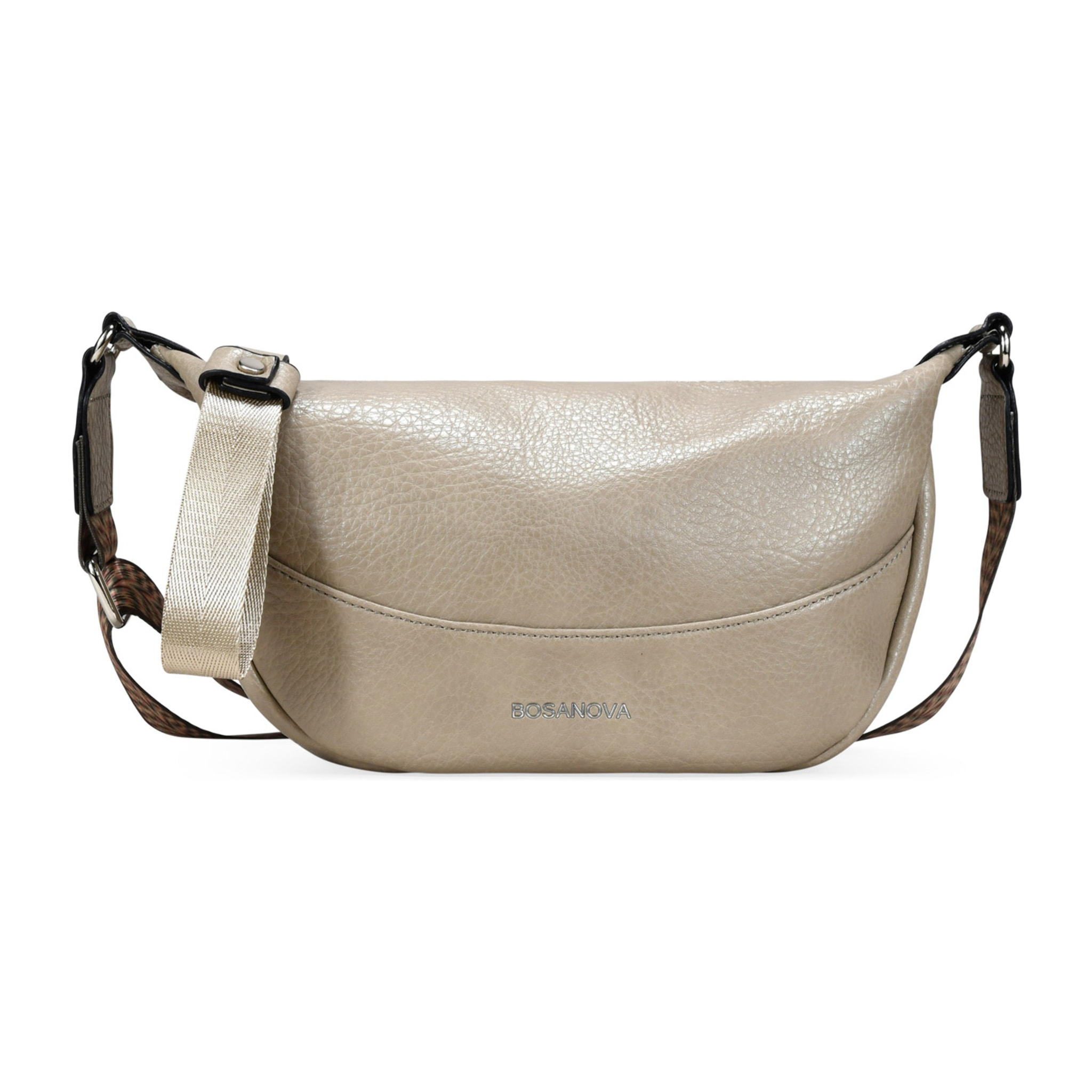 Bolso bandolera piedra con asa de algodón étnica