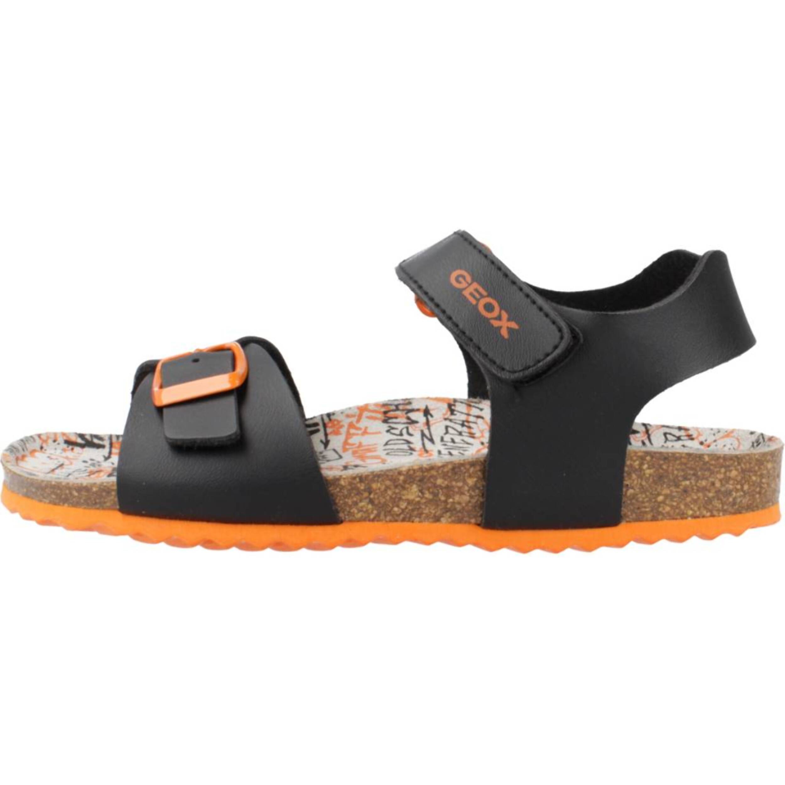 Sandalias Niño de la marca GEOX  modelo J GHITA BOY NEGRO